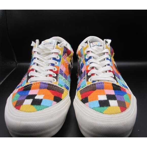 Vans Old Skool LX “Love Wins” Pride Skate Shoes Ultra Cush Mens 7.5 Women 9. EUC - Picture 9 of 10